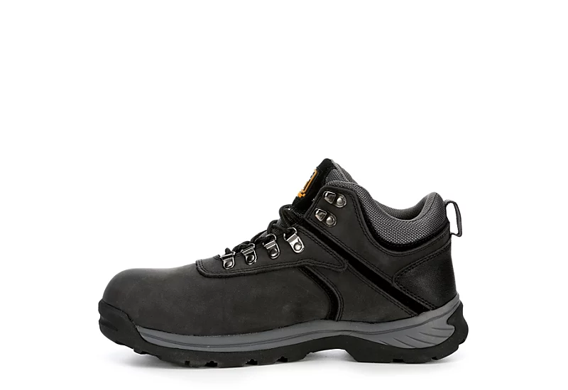 Work Master Mens Colorado Steel Toe Work Boot - Black 6 Work Master Mens Colorado Steel Toe Work Boot - Black - Image 4