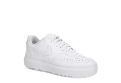 Nike Womens Court Vision Alta Sneaker - White