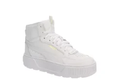 Puma Womens Karmen Rebelle Mid Sneaker - White