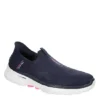 Skechers Womens Go Walk 6 Quick Fit Slip-ins Walking Shoe - Navy -Cheap Nike || Skechers || heydude Store US 01 401391 00