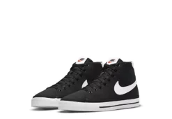 Nike Womens Court Legacy Mid Sneaker - Black