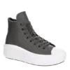 Converse Womens Chuck Taylor All Star Move High Top Sneaker - Dark Grey