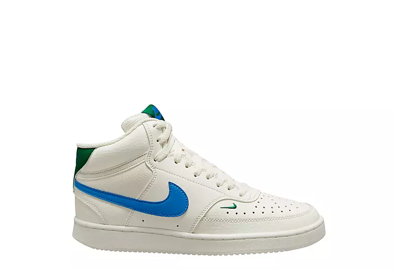 Nike Womens Court Vision Mid Sneaker - Bone 3 Nike Womens Court Vision Mid Sneaker - Bone