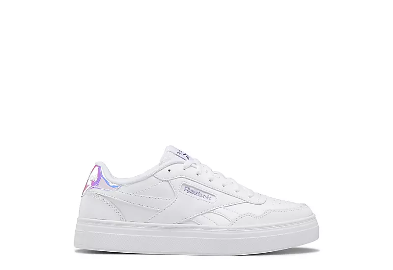 Reebok Womens Court Advance Bold Sneaker - White 4 Reebok Womens Court Advance Bold Sneaker - White - Image 2