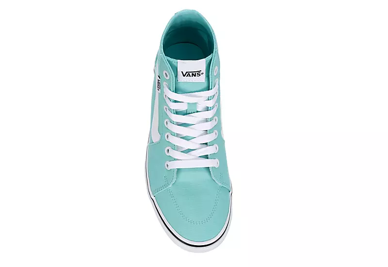 Vans Womens Filmore High Top Tapered Platform Sneaker - Aqua 8 Vans Womens Filmore High Top Tapered Platform Sneaker - Aqua - Image 6