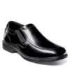 Nunn Bush Mens Bleeker Street Bike Toe Slip On Oxford - Black -Cheap Nike || Skechers || heydude Store US 01 500487 00