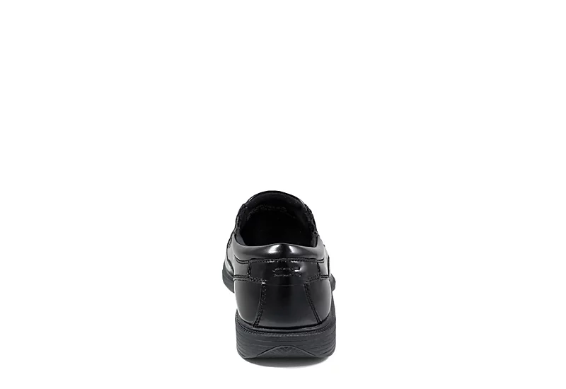 Nunn Bush Mens Bleeker Street Bike Toe Slip On Oxford - Black 7 Nunn Bush Mens Bleeker Street Bike Toe Slip On Oxford - Black - Image 5