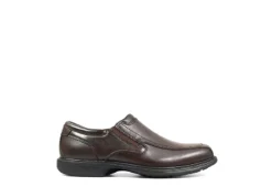 Nunn Bush Mens Bleeker Street Bike Toe Slip On Oxford - Brown -Cheap Nike || Skechers || heydude Store US 01 500488 01