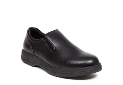 Deer Stags Mens Manager Slip Resistant Work Shoe - Black