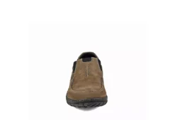 Nunn Bush Mens Quest Moc Toe Slip On Oxford - Tan -Cheap Nike || Skechers || heydude Store US 01 500699 02