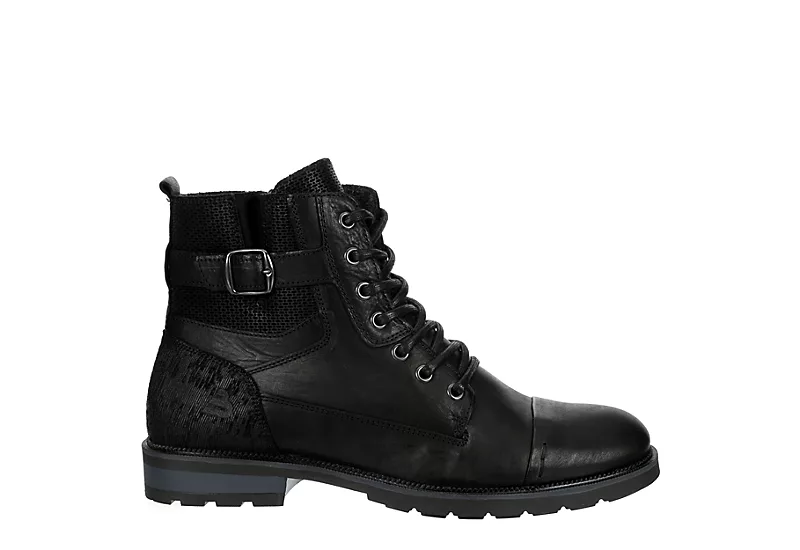 Bullboxer Mens Thomas Lace-up Boot - Black 4 Bullboxer Mens Thomas Lace-up Boot - Black - Image 2