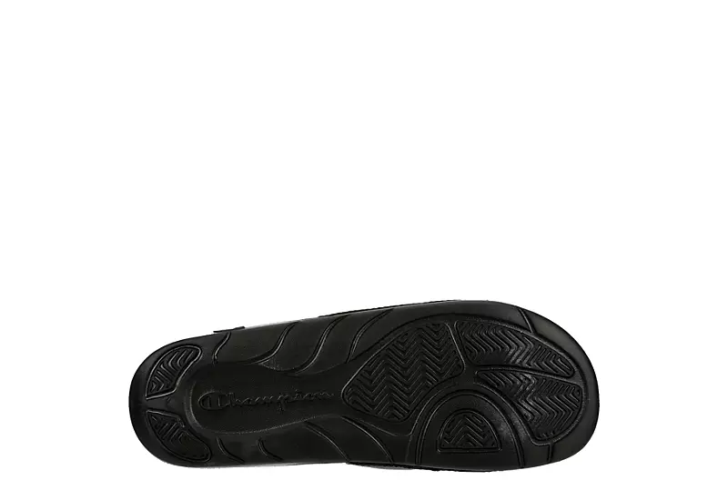 Champion Mens Mega Slide Big C Slide Sandal - Black 9 Champion Mens Mega Slide Big C Slide Sandal - Black - Image 7
