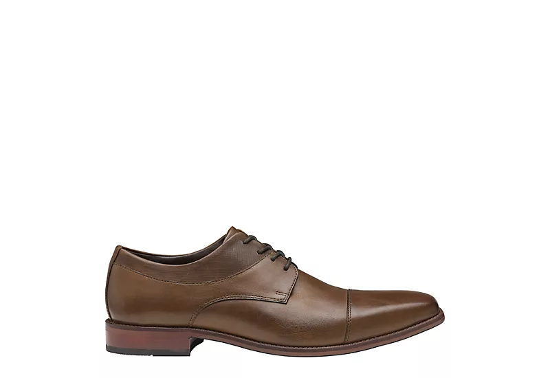 Johnston & Murphy Mens Archer Cap Toe Oxford - Cognac 4 Johnston & Murphy Mens Archer Cap Toe Oxford - Cognac - Image 2