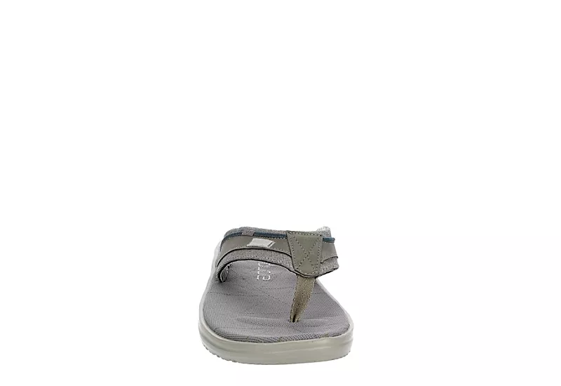 Heydude Mens Sami Flip Flop Sandal - Grey 5 Heydude Mens Sami Flip Flop Sandal - Grey - Image 3