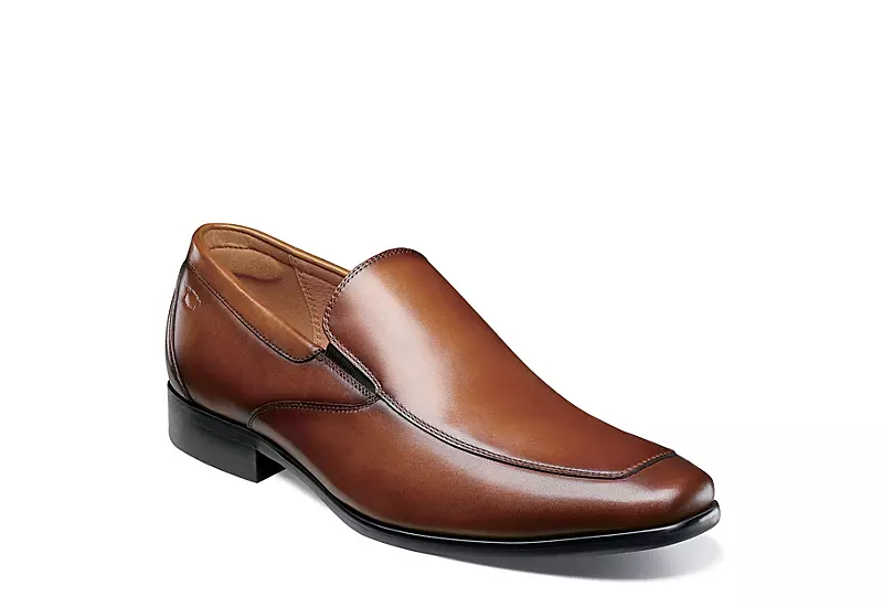 Florsheim Mens Postino Moc Toe Venetian Slip On Oxford - Cognac 3 Florsheim Mens Postino Moc Toe Venetian Slip On Oxford - Cognac