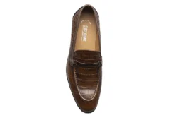 Stacy Adams Mens Ferdinand Moc Toe Slip On Oxford - Cognac -Cheap Nike || Skechers || heydude Store US 01 501552 05
