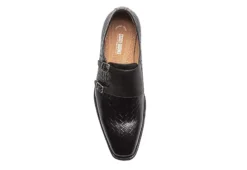 Stacy Adams Mens Torrance Plain Toe Double Monk Strap Oxford - Black -Cheap Nike || Skechers || heydude Store US 01 501558 05