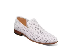 Stacy Adams Mens Winfeild Loafer Oxford - White