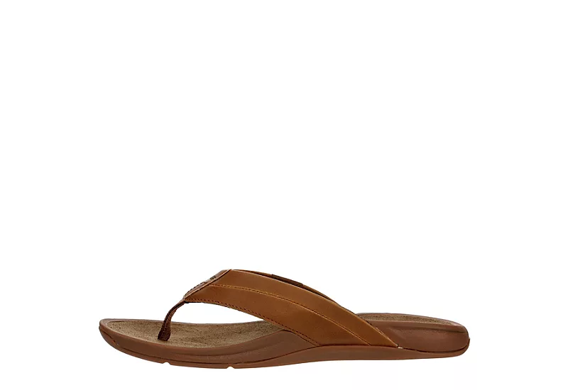 Reef Mens San Onofre Flip Flop Sandal - Brown 6 Reef Mens San Onofre Flip Flop Sandal - Brown - Image 4