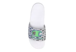 Champion Mens Mega Slide Graphic Slide Sandal - White 14 Champion Mens Mega Slide Graphic Slide Sandal - White -Cheap Nike || Skechers || heydude Store US 01 501605 05