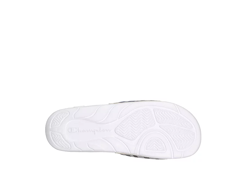 Champion Mens Mega Slide Graphic Slide Sandal - White 9 Champion Mens Mega Slide Graphic Slide Sandal - White - Image 7