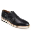 Thomas & Vine Mens Thatcher Monk Strap Oxford - Black -Cheap Nike || Skechers || heydude Store US 01 501670 00