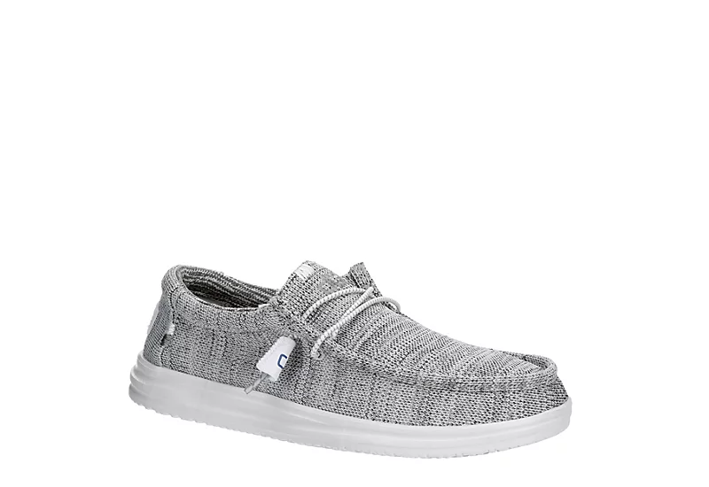 Heydude Mens Wally Slip On Sneaker - Grey 3 Heydude Mens Wally Slip On Sneaker - Grey