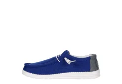 Heydude Mens Wally Slip On Sneaker - Blue -Cheap Nike || Skechers || heydude Store US 01 501809 03