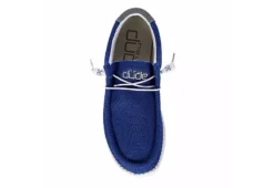 Heydude Mens Wally Slip On Sneaker - Blue -Cheap Nike || Skechers || heydude Store US 01 501809 05