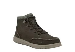 Heydude Mens Bradley Mid Sneaker - Dark Grey
