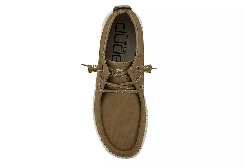 Heydude Mens Conrad Mid Sneaker - Tan 8 Heydude Mens Conrad Mid Sneaker - Tan - Image 6