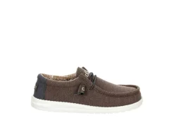 Heydude Mens Wally Slip On Sneaker - Chocolate -Cheap Nike || Skechers || heydude Store US 01 501916 01