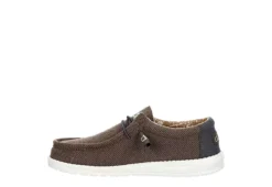 Heydude Mens Wally Slip On Sneaker - Chocolate -Cheap Nike || Skechers || heydude Store US 01 501916 03