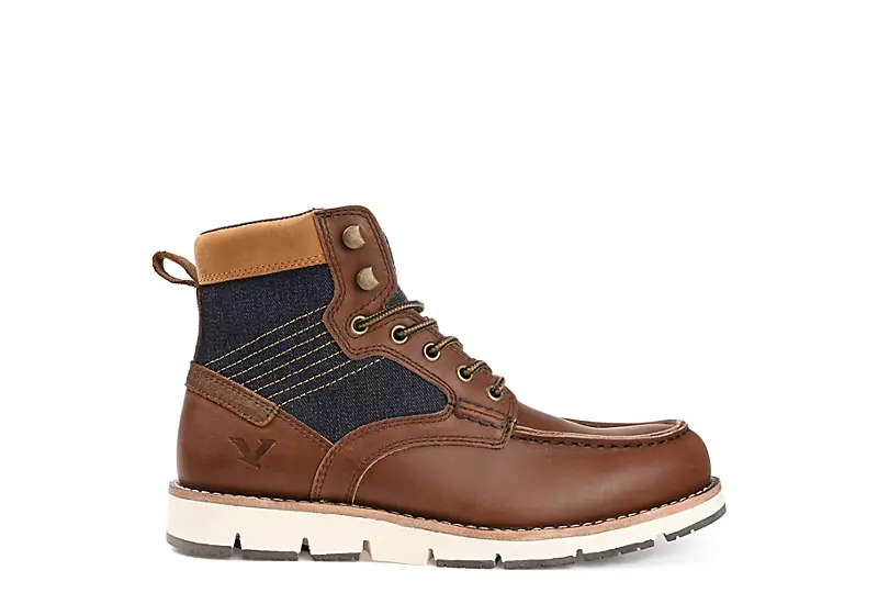 Territory Mens Macktwo Lace-up Boot - Brown 4 Territory Mens Macktwo Lace-up Boot - Brown - Image 2