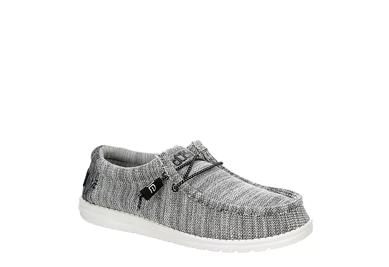 Heydude Mens Wally Slip On Sneaker - Pale Grey 3 Heydude Mens Wally Slip On Sneaker - Pale Grey