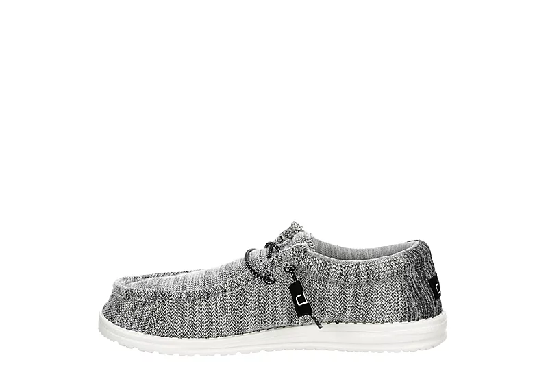 Heydude Mens Wally Slip On Sneaker - Pale Grey 6 Heydude Mens Wally Slip On Sneaker - Pale Grey - Image 4