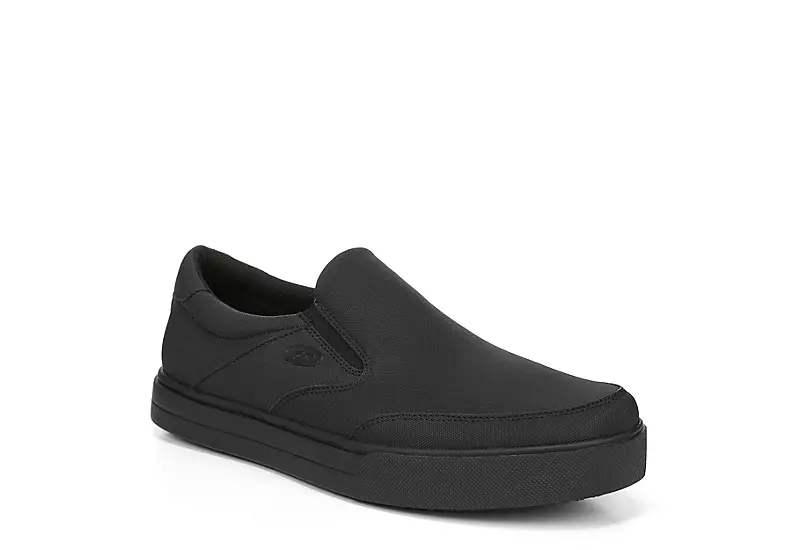 Dr. Scholl's Mens Valiant Slip Resistant Work Shoe - Black 3 Dr. Scholl's Mens Valiant Slip Resistant Work Shoe - Black