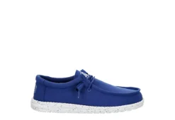 Heydude Mens Wally Slip On Sneaker - Blue -Cheap Nike || Skechers || heydude Store US 01 502319 01