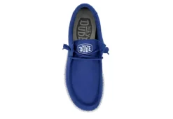 Heydude Mens Wally Slip On Sneaker - Blue -Cheap Nike || Skechers || heydude Store US 01 502319 05