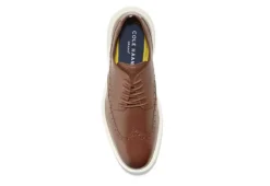 Cole Haan Mens Grand Wingtip Oxford - Tan -Cheap Nike || Skechers || heydude Store US 01 502384 04