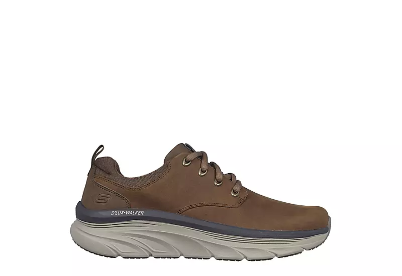 Skechers Mens Dlux Walker - Brown 4 Skechers Mens Dlux Walker - Brown - Image 2
