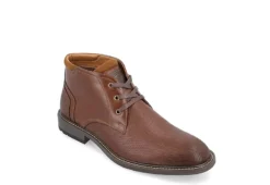 Vance Co Mens Vaughn Chukka Boot - Brown