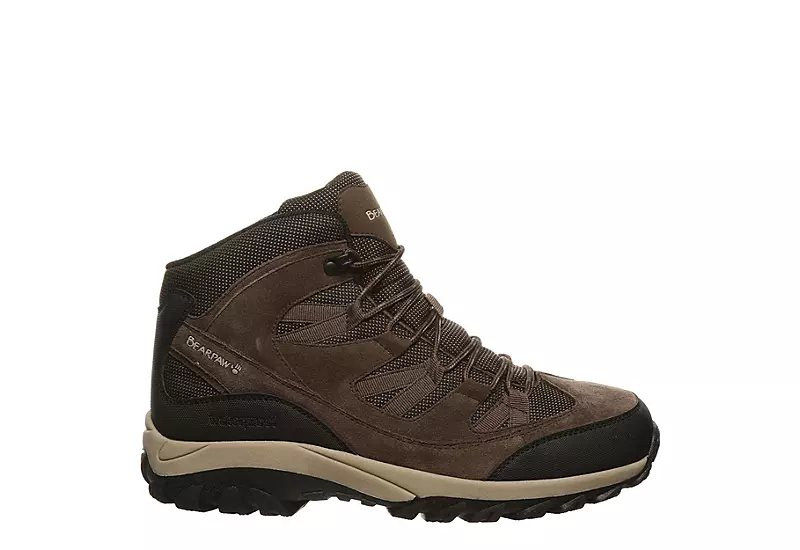 Bearpaw Mens Tallac Waterproof Mid Hiking Boot - Chocolate 4 Bearpaw Mens Tallac Waterproof Mid Hiking Boot - Chocolate - Image 2