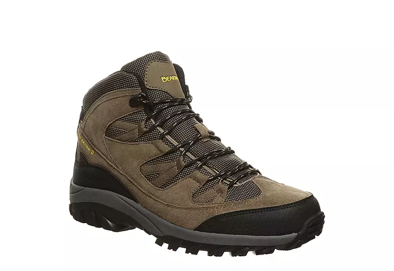 Bearpaw Mens Tallac Waterproof Mid Hiking Boot - Tan 3 Bearpaw Mens Tallac Waterproof Mid Hiking Boot - Tan