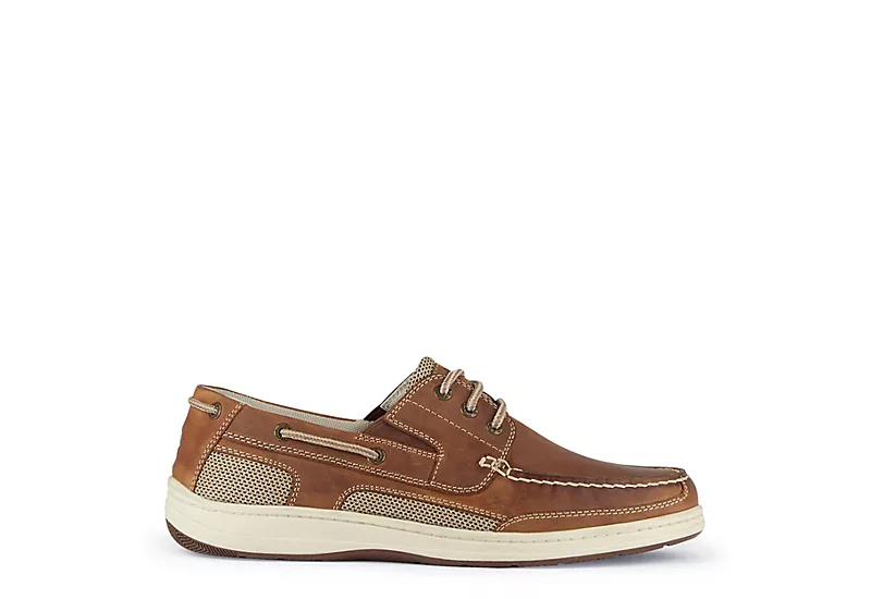 Dockers Mens Beacon Boat Shoes - Dark Tan 4 Dockers Mens Beacon Boat Shoes - Dark Tan - Image 2
