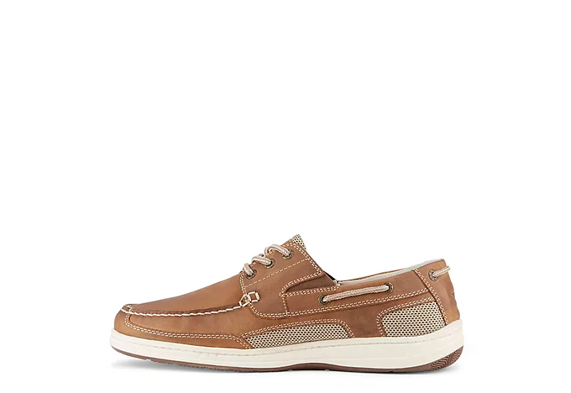 Dockers Mens Beacon Boat Shoes - Dark Tan 5 Dockers Mens Beacon Boat Shoes - Dark Tan - Image 3