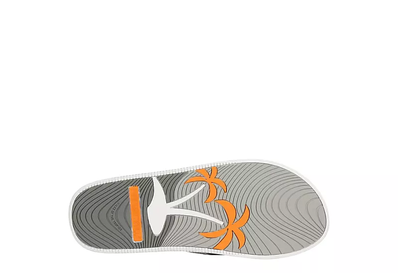 Margaritaville Mens Palm Flip Flop Sandal - Grey 9 Margaritaville Mens Palm Flip Flop Sandal - Grey - Image 7