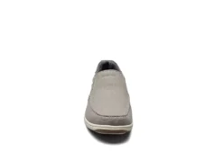 Florsheim Mens Lakeside Canvas Moc Toe Slip On Oxford - Grey -Cheap Nike || Skechers || heydude Store US 01 502785 02