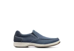 Florsheim Mens Lakeside Canvas Moc Toe Slip On Oxford - Navy -Cheap Nike || Skechers || heydude Store US 01 502787 01