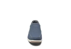 Florsheim Mens Lakeside Canvas Moc Toe Slip On Oxford - Navy -Cheap Nike || Skechers || heydude Store US 01 502787 02